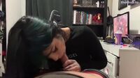 Marjo Suicide fazendo boquete e tomando leitinho na boca